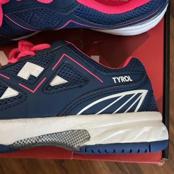 New Tyrol Women's Volley V Pickleball Shoe Navy/Pink - Picture 5 of 16